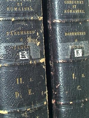 Dictionnaire des antiquités grecques et romaines: Tome Premiere: Deuxieme Partie: D - E.