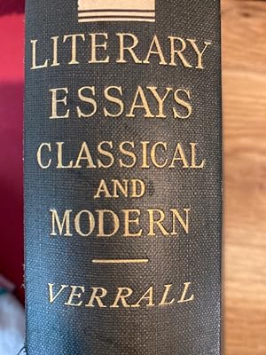 Imagen del vendedor de Collected Literary Essays Classical and Modern, with a Memoir. a la venta por Plurabelle Books Ltd