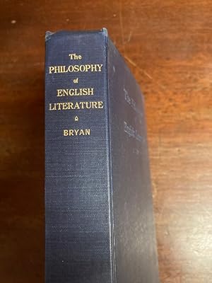 Seller image for The Philosophy of English Literature. for sale by Plurabelle Books Ltd