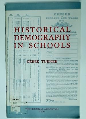 Bild des Verkufers fr Historical Demography in Schools. zum Verkauf von Plurabelle Books Ltd