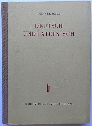 Bild des Verkufers fr Deutsch und Lateinisch. zum Verkauf von Plurabelle Books Ltd