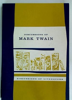 Seller image for Discussions of Mark Twain. for sale by Plurabelle Books Ltd