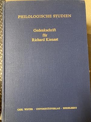 Seller image for Philologische Studien. Gedenkschrift fr Richard Kienast. for sale by Plurabelle Books Ltd