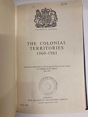 Bild des Verkufers fr The Colonial Territories 1960-61. zum Verkauf von Plurabelle Books Ltd