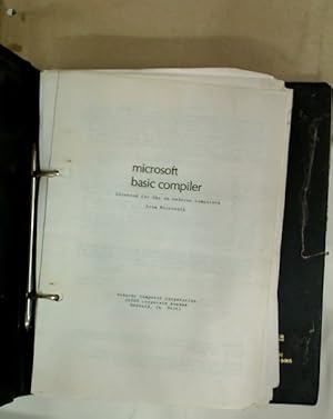 Microsoft Basic Compiler. Licensed for Use on Osbore Computers from Microsoft.