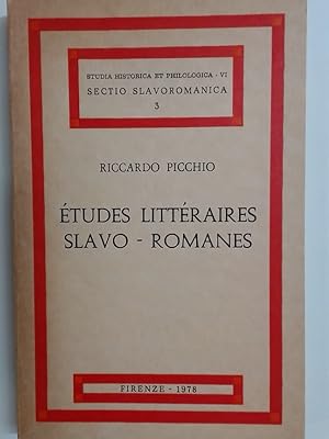 Seller image for tudes Litteraires Slavo-Romanes. for sale by Plurabelle Books Ltd