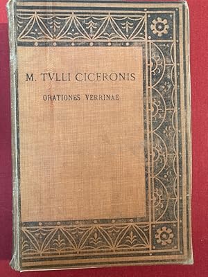 Seller image for M Tulli Ciceronis Orationes: Divinatio in Q Caecilium, In C Verrem. Recognovit Brevique Adnotatione Critica Instruxit Gulielmus Peterson. for sale by Plurabelle Books Ltd