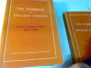 Bild des Verkufers fr Year Book of English Studies: Volume 13, 1983. Special Number: Colonial and Imperial Themes. zum Verkauf von Plurabelle Books Ltd