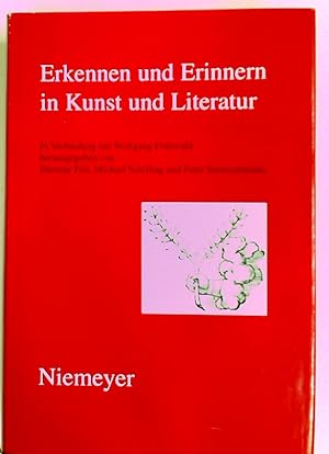 Immagine del venditore per Erkennen und Erinnern in Kunst und Literatur. Kolloquium Reisensburg, 4.-7. Januar 1996. venduto da Plurabelle Books Ltd