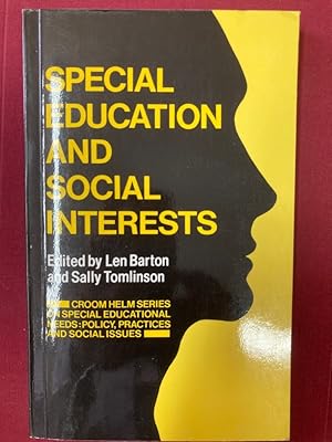 Seller image for Special Education and Social Interests. for sale by Plurabelle Books Ltd