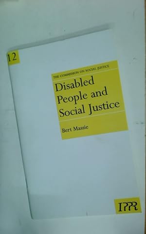 Immagine del venditore per Disabled People and Social Justice. venduto da Plurabelle Books Ltd