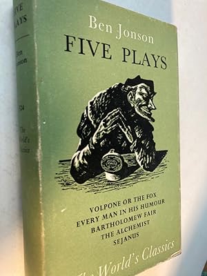 Seller image for Five Plays by Ben Jonson. for sale by Plurabelle Books Ltd