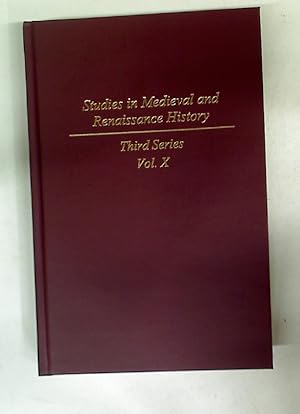 Bild des Verkufers fr Studies in Medieval and Renaissance History. Third Series, Volume 10. zum Verkauf von Plurabelle Books Ltd
