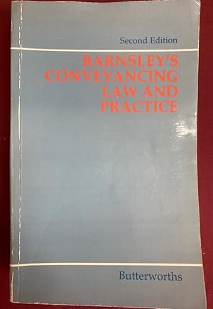 Imagen del vendedor de Barnsley's Conveyancing Law and Practice. a la venta por Plurabelle Books Ltd