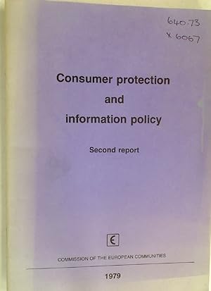 Bild des Verkufers fr Consumer Protection and Information Policy: Second Report. zum Verkauf von Plurabelle Books Ltd