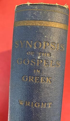 Bild des Verkufers fr A Synopsis of the Gospels in Greek With Various Readings and Critical Notes. Third Edition, Revised and Enlarged. zum Verkauf von Plurabelle Books Ltd