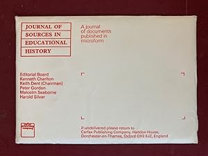 Seller image for The Changing National Framework: the School Board Period. (Journal of Sources in Educational History, Vol 1, No 1, 1978). for sale by Plurabelle Books Ltd