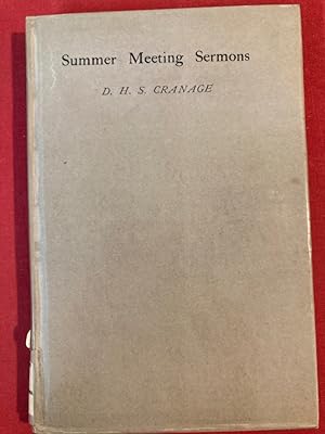 Immagine del venditore per Summer Meeting Sermons. With an Introduction by Frederick Henry Chase. venduto da Plurabelle Books Ltd