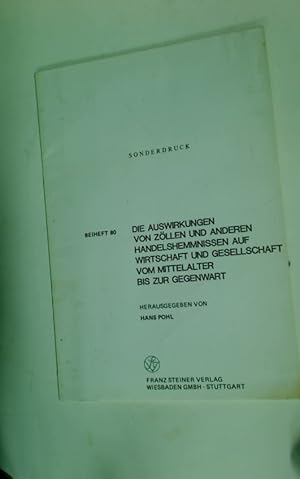 Bild des Verkufers fr Preussens Strategien gegenber Vorlufern des Deutschen Zollvereins, 1815 - 1834. zum Verkauf von Plurabelle Books Ltd