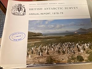 Imagen del vendedor de British Antarctic Survey. Annual Report, 1978-79. a la venta por Plurabelle Books Ltd