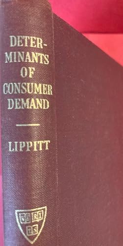 Imagen del vendedor de Determinants of Consumer Demand for House Furnishings and Equipment. a la venta por Plurabelle Books Ltd