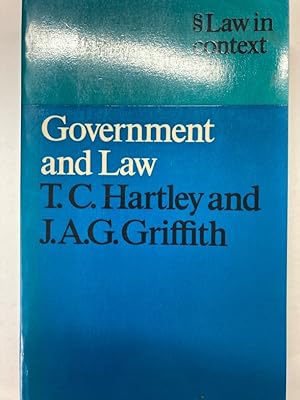 Seller image for Government and Law: An Introduction to the Working of the Constitution in Britain. for sale by Plurabelle Books Ltd