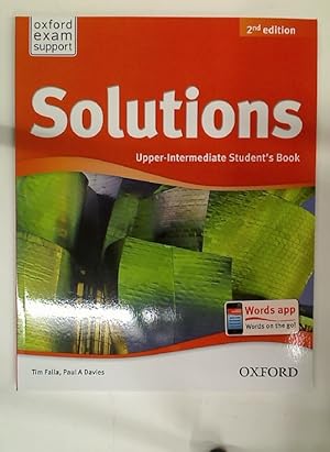 Immagine del venditore per Solutions. Upper-Intermediate Student's Book. venduto da Plurabelle Books Ltd