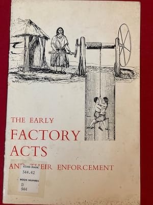 Seller image for The Early Factory Acts and Their Enforcement. for sale by Plurabelle Books Ltd