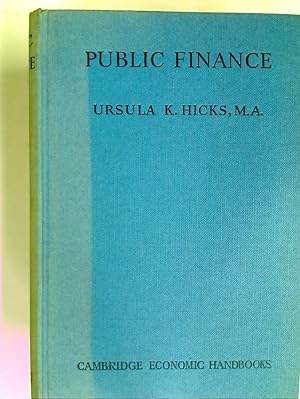 Image du vendeur pour Public Finance. mis en vente par Plurabelle Books Ltd
