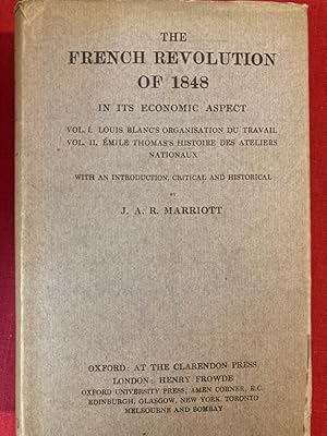 Image du vendeur pour Louis Blanc's Organisation du Travail. (= The French Revolution of 1848 in its Economic Aspects, Part 1) mis en vente par Plurabelle Books Ltd