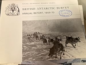 Bild des Verkufers fr British Antarctic Survey. Annual Report, 1969-70. zum Verkauf von Plurabelle Books Ltd
