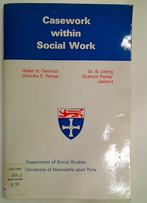 Imagen del vendedor de Casework within Social Work. a la venta por Plurabelle Books Ltd