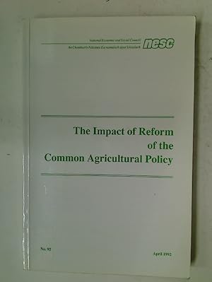 Bild des Verkufers fr Impact of Reform of the Common Agricultural Policy. zum Verkauf von Plurabelle Books Ltd