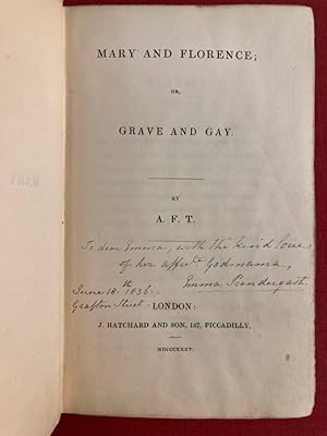 Immagine del venditore per Mary and Florence, or, Grave and Gay. venduto da Plurabelle Books Ltd