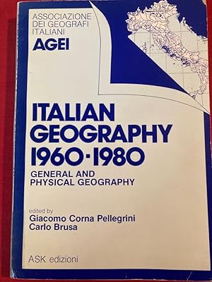 Immagine del venditore per Italian Geography, 1960 - 1980. General and Physical Geography. venduto da Plurabelle Books Ltd