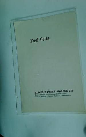 Bild des Verkufers fr Fuel Cells. zum Verkauf von Plurabelle Books Ltd