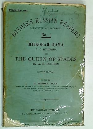 Seller image for The Queen of Spades. Second Edition. for sale by Plurabelle Books Ltd