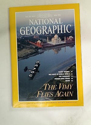 Seller image for The Vimy Flies Again. National Geographic: Volume 187, No. 5. May 1995. for sale by Plurabelle Books Ltd