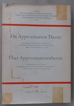 Seller image for On Approximation Theory / ber Approximationstheorie. for sale by Plurabelle Books Ltd