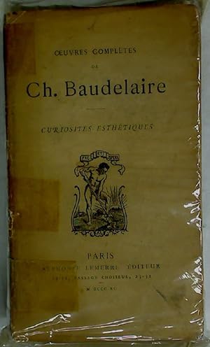 Imagen del vendedor de Curiosits Esthtiques. (Oeuvres Compltes de Ch Baudelaire) a la venta por Plurabelle Books Ltd