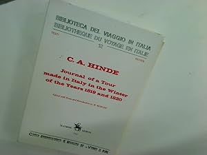 Bild des Verkufers fr Journal of a Tour made in Italy in the Winter of the Years 1819 and 1820. zum Verkauf von Plurabelle Books Ltd