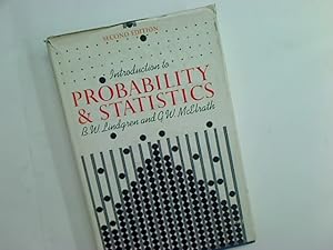 Image du vendeur pour Introduction to Probability and Statistics. Second Edition. mis en vente par Plurabelle Books Ltd