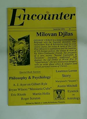 Bild des Verkufers fr The Self As a Double Agent. (Encounter, December 1979, Volume 53, No 6) zum Verkauf von Plurabelle Books Ltd