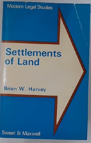 Bild des Verkufers fr Settlements of Land. zum Verkauf von Plurabelle Books Ltd