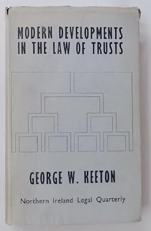 Bild des Verkufers fr Modern Developments in the Law of Trusts. zum Verkauf von Plurabelle Books Ltd