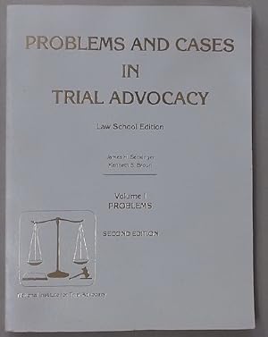 Seller image for Problems and Cases in Trial Advocacy. Law School Edition. Volume 1: Problems. Second Edition. for sale by Plurabelle Books Ltd