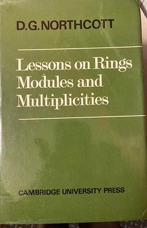 Seller image for Lessons on Rings Modules and Multiplicities. for sale by Plurabelle Books Ltd