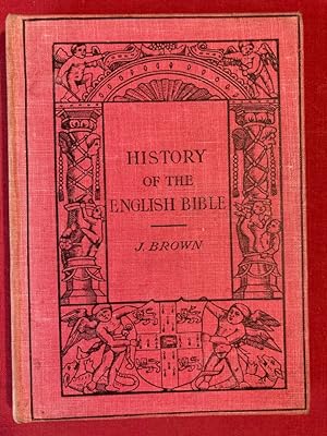 Bild des Verkufers fr The History of the English Bible. zum Verkauf von Plurabelle Books Ltd