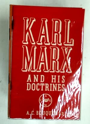 Bild des Verkufers fr Karl Marx and his Doctrines. zum Verkauf von Plurabelle Books Ltd