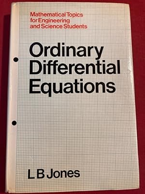 Bild des Verkufers fr Ordinary Differential Equations. zum Verkauf von Plurabelle Books Ltd